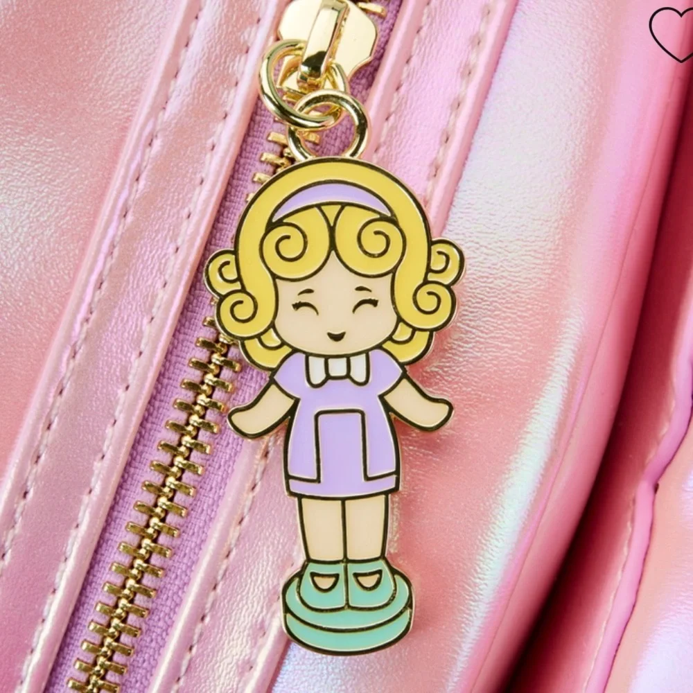 Loungefly POLLY POCKET Polly Pocket Compact Playset Figural Mini Backpack NWT - Picture 6 of 10